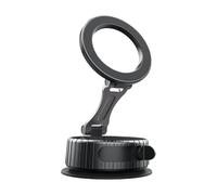 Huxibai Porte-Téléphone à Aspiration sous Vide,Support Magnétique pour Téléphone de Voiture à Ventouse | Support Mobile Pliable et Orientable pour Voiture Maison Salle de Sport Accessoire Auto