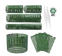 Huxibai Protecteur de troncs d'arbre - Protection solaire avec piquets - Enveloppe avec piquets pour prévenir les dommages à l'écorce de l'arbre, pour extérieur, jardin, pelouse, entrée, aménagement