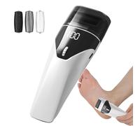 Huxibai Rasp de pied rechargeable, électrique Foot File | Scrubber Electric Foot Archives USB Charge | Père Mère Épouse Mari Fee Feer Feer Intérieur et extérieur Portable pour Voyage, Voyage