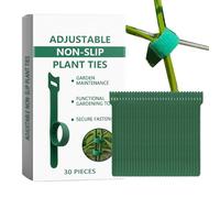 Huxibai Reliures de Jardin pour grimpantes | 30 Attaches pour tomates, Support de Fixations, Bande antidérapante pour Une Culture Saine, Attaches réglables pour l'intérieur et l'extérieur