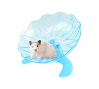 Huxibai Roue de hérisson, roue de hamster silencieuse, roue de chinchilla calme, accessoires de cage à souris, spinner de jogging stable et transparent, enrichissement d'animaux pour ferret