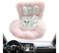 Huxibai Siège Auto Poupon | Siège Doux 17cm avec Clip d'Aération | Accessoire de Mode Souple pour Collectionneurs Filles