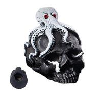 Huxibai Sifflet de la Mort - Accessoire De Survie Portable,Sifflet Halloween Crâne Son le Plus Fort - Pour Randonnée Camping Exposition Guerre Méditation Fête Cinéma