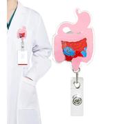 Huxibai Soutien-gorge pour badge | Porte-clés pour identification et clés, crochet pratique pour clés et jouets pour infirmières, chirurgiens, hôpitaux, conférences