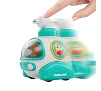 Huxibai Voiture d'inertie Dinosaure - Jouet Animal Dessin animé Presse et va avec sifflet | Figurine d'animal pour Jouer, pour fêtes d'