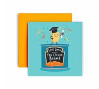 Huxters Carte de félicitations avec inscription « You passed Your Exams Well Done Cards You're a Clever Bean » (Clever Bean)