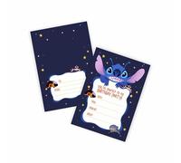 Huxters Haiwaiin Lot de 14 invitations d'anniversaire pour filles sur le thème du surfeur - Fournitures scintillantes double face (LS)