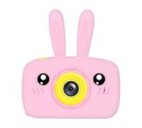 HUYA Appareil Photo Jouet Ours Lapin Ours Cadeau Avec Mini Caméra De Protection De Dessin Animé (Pink)