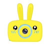 HUYA Appareil Photo Jouet Ours Lapin Ours Cadeau Avec Mini Caméra De Protection De Dessin Animé (Yellow)