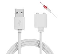 Huybaa Chargeur magnétique Universel 7mm,Chargeur Womanizer magnetique,sastisfied,Universel Câble USB 2-Pin pour Produits de Massage à Charge Magnétique