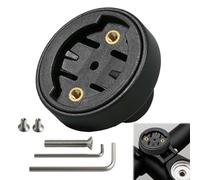 Huybaa Support de Vélo pour Garmin - Support Garmin Edge, Adaptateur Compteur Vélo GPS, Compatible avec Edge 530/540/520/510/500/800/830/840/1000/1030/1040 Plus (Noir)