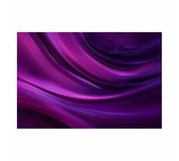 HUYEEI Oeuvre Peinte Abstraite Toile Moderne Mur Danse de soie violette S'applique à,Tableau Decoration Murale Chambre Salon Maison Deco Cuisine(La couleur violette71)-20x30cm Sans cadre