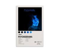 HUYEHEHERRY Dave Album Psychodrame Poster Impression sur toile vintage Esthétique Poster décoratif pour salon 20 x 30 cm Sans cadre