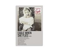 HUYEHEHERRY Dolly Parton Album Eagle When She Flies Poster Impression sur toile vintage Esthétique Poster Peinture décorative pour salons 50 x 75 cm Sans cadre