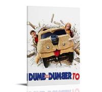 HUYEHEHERRY Dumb And Dumber to Poster Impression sur toile vintage esthétique Poster décoratif pour salles de séjour 60 x 90 cm Style cadre