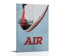 HUYEHEHERRY Poster aérien - Couverture sur toile - Style vintage - Esthétique - Peinture décorative pour salles de séjour - 60 x 90 cm - Style cadre