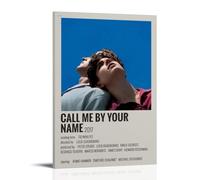 HUYEHEHERRY Poster Call Me By Your Name 7 - Impression sur toile vintage et esthétique - Peinture décorative pour salon - 60 x 90 cm - Style cadre