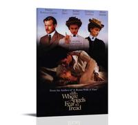 HUYEHEHERRY Poster de film Where Angels Fear to Tread - Impression sur toile vintage et esthétique - Peinture décorative pour salles de séjour - 60 x 90 cm - Style cadre