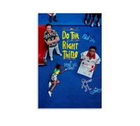HUYEHEHERRY Poster Do The Right Thing - Impression sur toile vintage et esthétique - Peinture décorative pour salles de séjour - 60 x 90 cm - Sans cadre