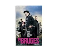 HUYEHEHERRY Poster Movie In Bruges - Impression sur toile vintage - Esthétique - Peinture décorative pour salles de séjour - 60 x 90 cm - Sans cadre