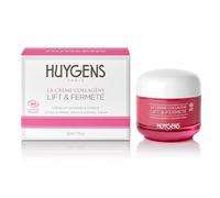 Huygens - Crème Collagène Lifting et Raffermissante Visage et Cou à l’Acide Hyaluronique et à l’Aloe Vera - Soin Hydratant Anti-Rides - 99% Naturelle - Vegan - Fabriquée en France, 50 mL