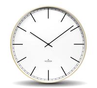 Huygens Wood Horloge Murale HU17003 - Unisex - 45 cm - Quartz