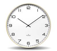 Huygens Wood Horloge Murale HU17013 - Unisex - 45 cm - Quartz
