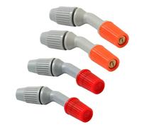 HuYiGGZ Lot de 4 buses de pulvérisation réglables pour système d'irrigation de jardin, buse de rechange pour arrosage et nettoyage, convient pour tubes de 8 mm