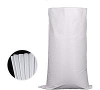 HUYIWEI 10 Pièces Sac à Gravats,Sacs Tissés Blanc 60x100 cm,Sac Gravat de Grande Capacité,pour La Logistique Et Le Transport,Les Matériaux de Construction Ou Les Déchets de Jardin