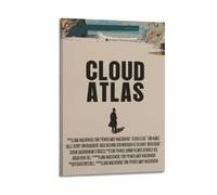 HUYREWHUYUU Affiches Atlas des nuages - Poster vintage - Peinture décorative - Esthétique - Art mural sur toile pour salon, chambre à coucher - 20 x 30 cm - Style cadre