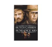 HUYREWHUYUU Butch Cassidy et The Sundance Kid Poster vintage décoratif esthétique sur toile pour salon, chambre à coucher, 50 x 75 cm, style sans cadre