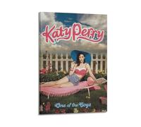 HUYREWHUYUU Katy Perry Poster de l'album « One of the Boys » - Poster vintage décoratif - Impression sur toile pour salon, chambre à coucher - 20 x 30 cm - Style cadre
