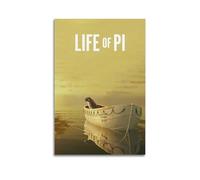 HUYREWHUYUU Life of Pi1 Poster vintage décoratif sur toile pour salon, chambre à coucher, 50 x 75 cm, style sans cadre