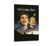 HUYREWHUYUU October Sky Poster vintage décoratif esthétique sur toile pour salon, chambre à coucher, 30 x 45 cm, style cadre