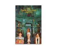 HUYREWHUYUU Poster de film The Darjeeling Limited - Poster vintage décoratif - Esthétique - Art mural sur toile pour salon, chambre à coucher - 20 x 30 cm - Style sans cadre