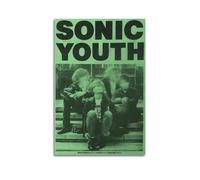 HUYREWHUYUU Sonic Youth Poster vintage décoratif esthétique sur toile pour salon, chambre à coucher, 40 x 60 cm, sans cadre