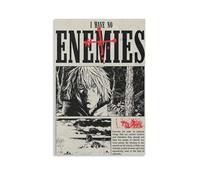 HUYREWHUYUU Vinland Saga (2) Poster vintage décoratif esthétique sur toile pour salon, chambre à coucher, 20 x 30 cm, style sans cadre