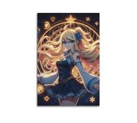 HUYRYRRHT Fairy Tail Poster décoratif vintage sur toile pour salon, chambre à coucher, 30 x 45 cm, sans cadre