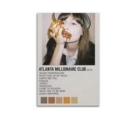 HUYRYRRHT Faye Webster Album Atlanta Millionaires Club, poster mural esthétique sur toile, poster décoratif vintage, décoration pour salon, chambre à coucher, 40 x 60 cm, sans cadre