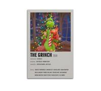 HUYRYRRHT Poster The Grinch - Impression sur toile - Poster décoratif vintage - Décoration pour salon, chambre à coucher - 20 x 30 cm - Style sans cadre