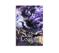 HUYRYRRHT Solo Leveling (1) Affiches esthétiques - Art mural sur toile - Poster vintage décoratif pour salon, chambre à coucher - 30 x 45 cm - Style sans cadre