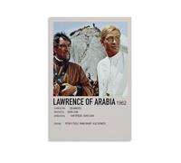 HUYTRGRBRT Impression sur toile Lawrence d'Arabie - Décoration murale moderne pour salon - 20 x 30 cm - Style sans cadre