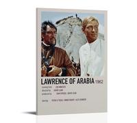 HUYTRGRBRT Impression sur toile Lawrence d'Arabie - Décoration murale moderne pour salon - 50 x 75 cm - Style cadre