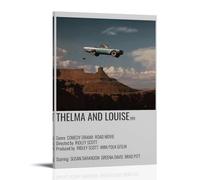 HUYTRGRBRT Thelma And Louise Poster mural décoratif sur toile moderne pour salon, 20 x 30 cm, style cadre