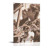 HUYTRGRBRT Thelma And Louise Poster mural décoratif sur toile moderne pour salon 40 x 60 cm