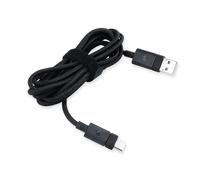 HUYUN Câble de charge USB-C de 1,8 m compatible avec clavier de jeu mécanique Corsair K70 Pro RGB Tkl et souris de jeu sans fil Dark Core RGB Pro Se/Corsair Sabre RGB Pro (Noir)