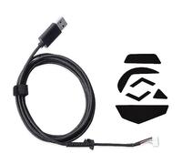 HUYUN Câble de souris USB et 1 jeu de pieds de souris compatibles avec souris filaire Logitech G502 Plug and Play - Accessoire de réparation