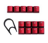 HUYUN FPS Capuchons de touches rétroéclairées de rechange pour clavier de jeu Corsair Cherry MX Key Switch (rouge)
