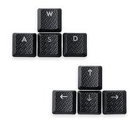 HUYUN Touches texturées rétroéclairées de remplacement pour GL Tactile Switch Logitech G813/G815/G913/G915 TKL RGB Clavier de jeu mécanique (WASD + touches flèches)