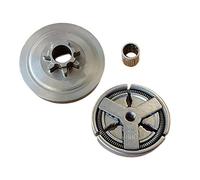 HUYUR Kit tambour d'embrayage pignon pour tronçonneuse 4500 5200 5800 45CC 52CC